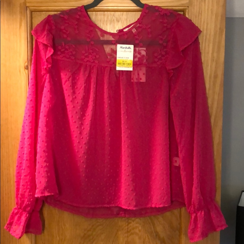 Pink blouse
